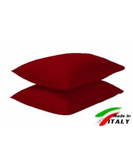 Coppia Federe Guanciale Federe Standard Made In Italy Puro Cotone Bord