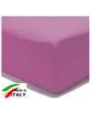 Lenzuolo con Angoli Tinta Unita Cotone Made in Italy