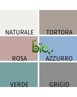 Parure sacco Copripiumino BIO Biologico Naturale tinta unita Verde made Italy