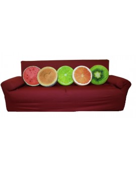 Cuscino sedia seggiola rotondo sfoderabile frutta fruit tronco idea regalo